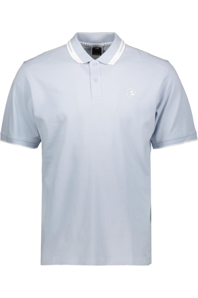 JCOHASS LOGO POLO SS SMU 12279905 SUBDUED BLUE
